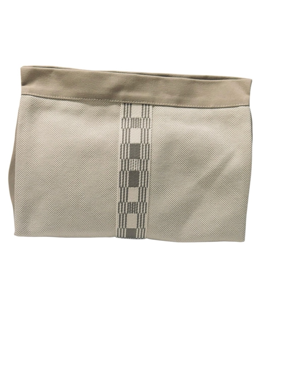 Hermes JImetou canvas Travel GM neutral utility pouch - Picture 7 of 9